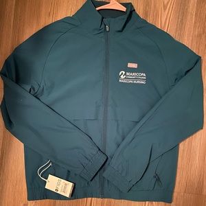 Figs Caribbean blue jacket